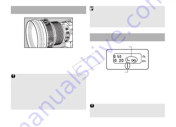 Canon EF 400mm f/2.8L IS II USM Instruction Download Page 7