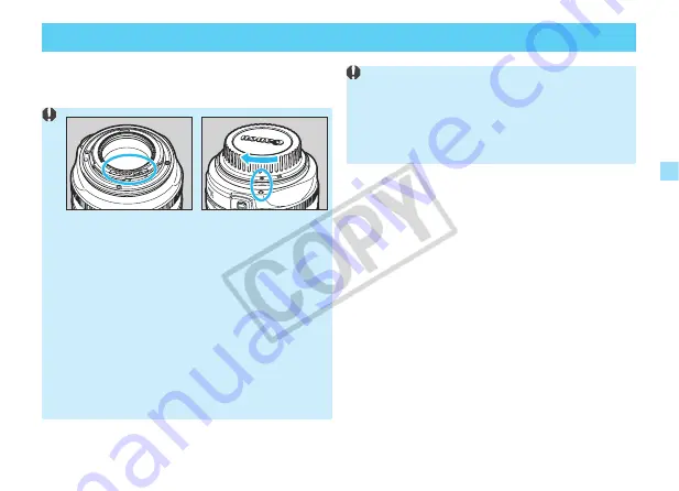 Canon EF50mm f/1.0L USM Instruction Manual Download Page 5