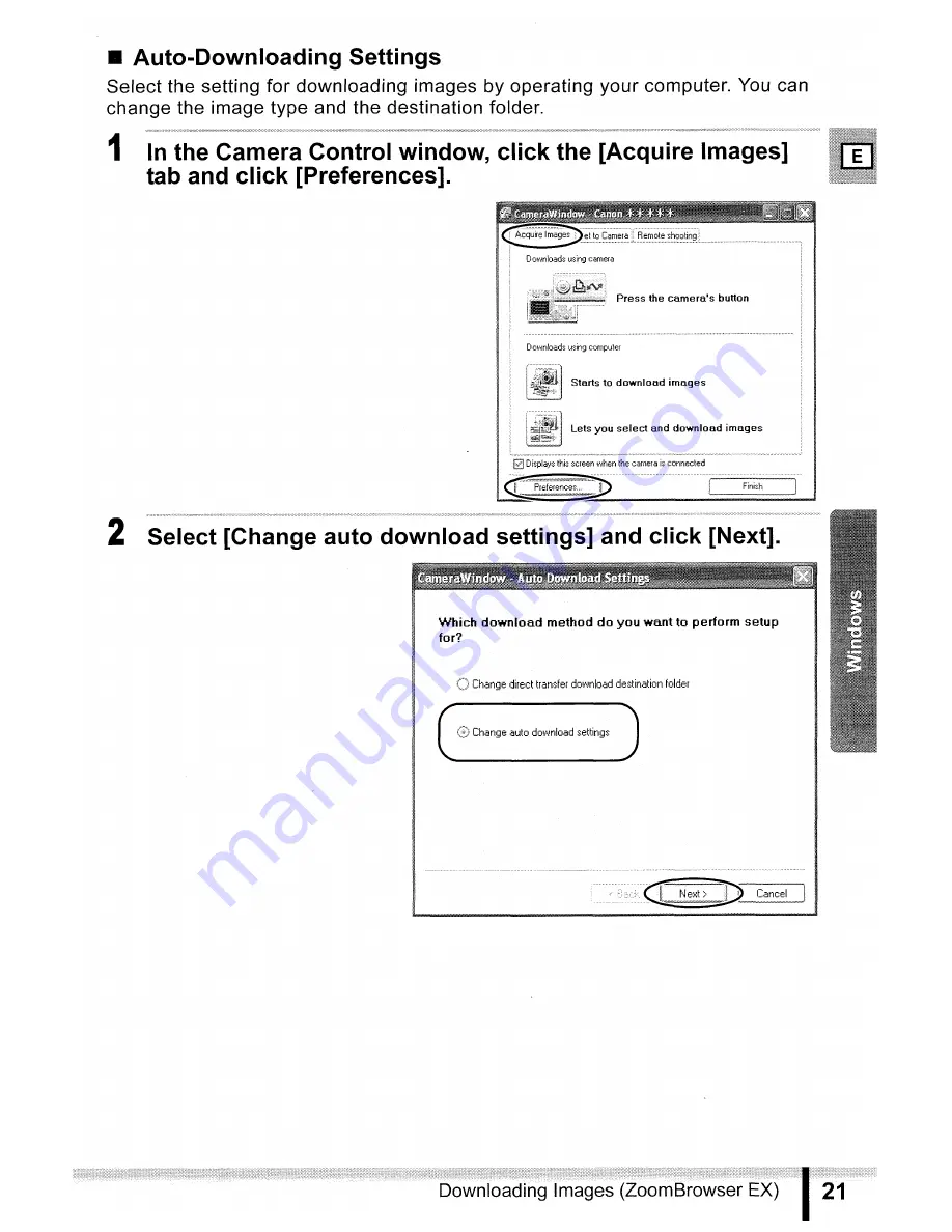 Canon ELURA 90 Instruction Manual Download Page 182