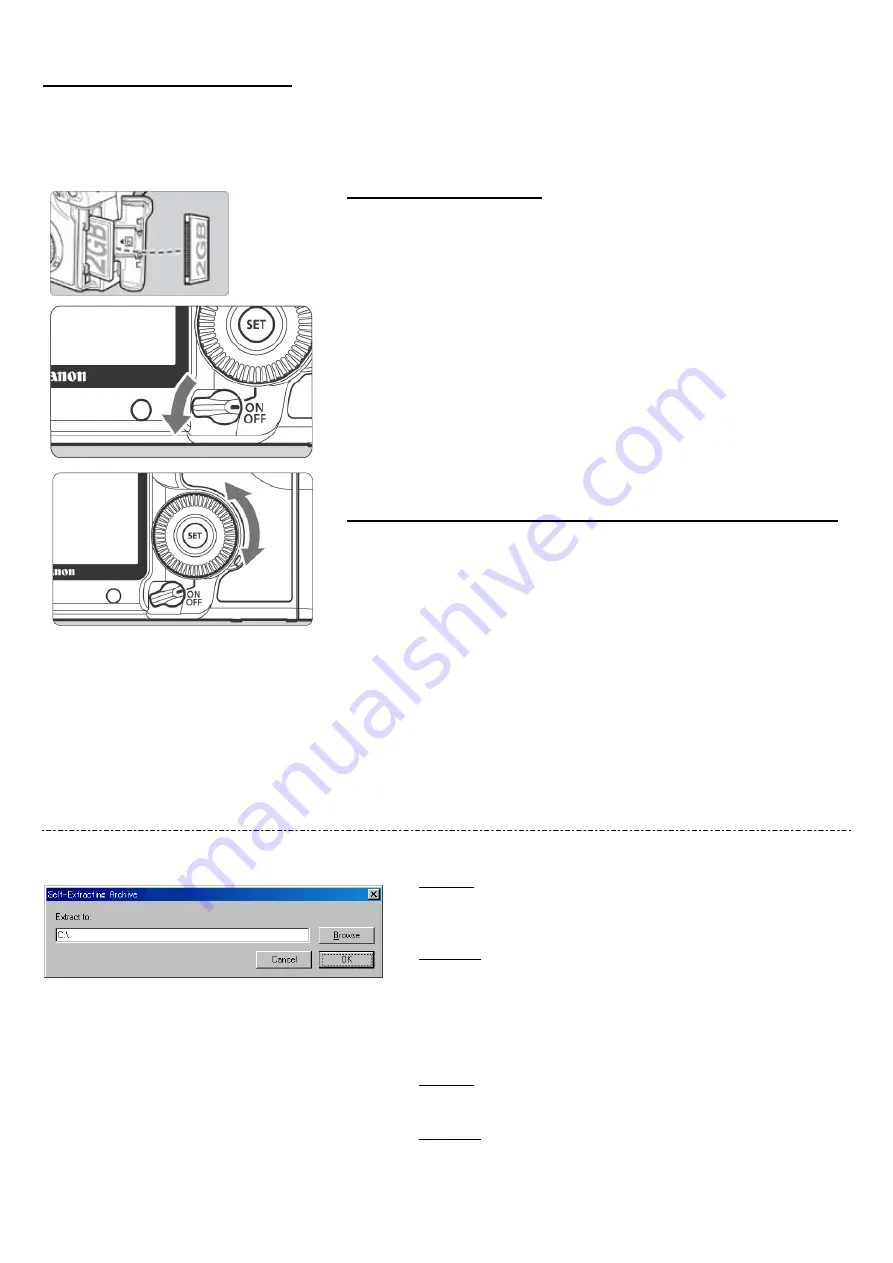 Canon EOS 5D Mark II Firmware Update Procedures Download Page 2