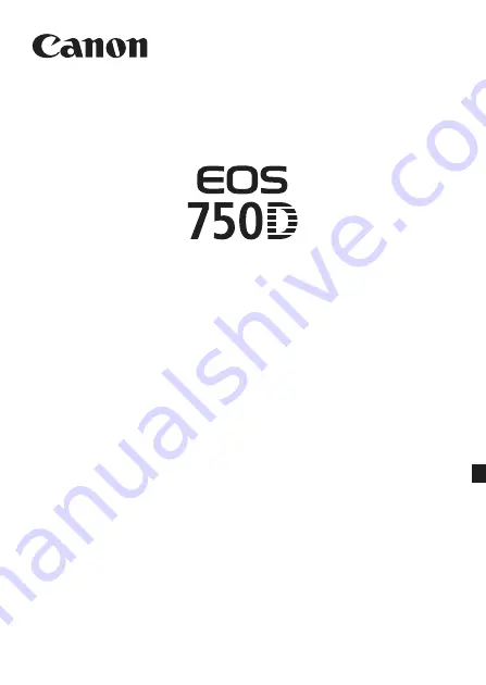 Canon EOS 750D Basic Instruction Manual Download Page 3