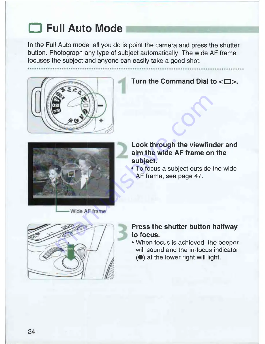 Canon EOS 88 QD Instructions Manual Download Page 24