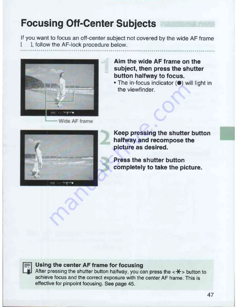 Canon EOS 88 QD Instructions Manual Download Page 47