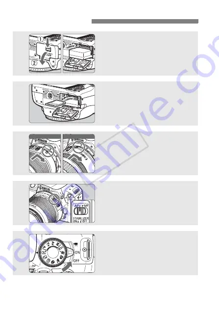 Canon EOS Rebel SL1 18-55mm IS STM Kit Instruction Manual Download Page 6