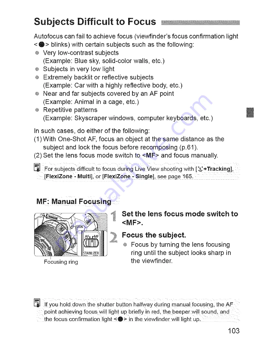 Canon EOS REBEL T5I EOS 700D Instruction Manual Download Page 103