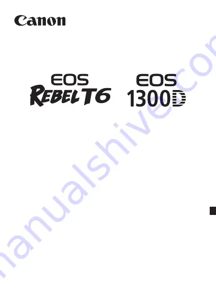 Canon EOS REBEL T6 (W) Basic Instruction Manual Download Page 3