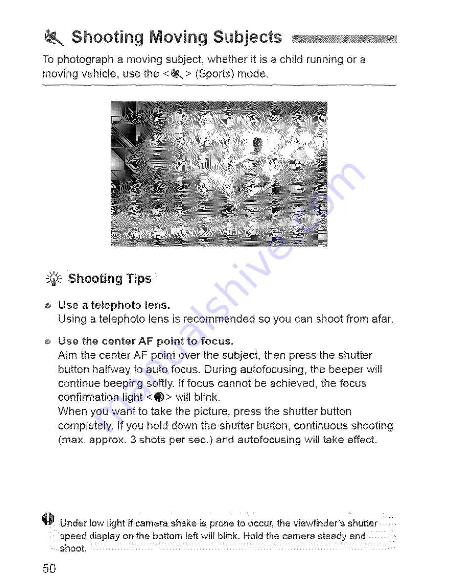 Canon EOS REBEL XS Instruction Manual Download Page 50