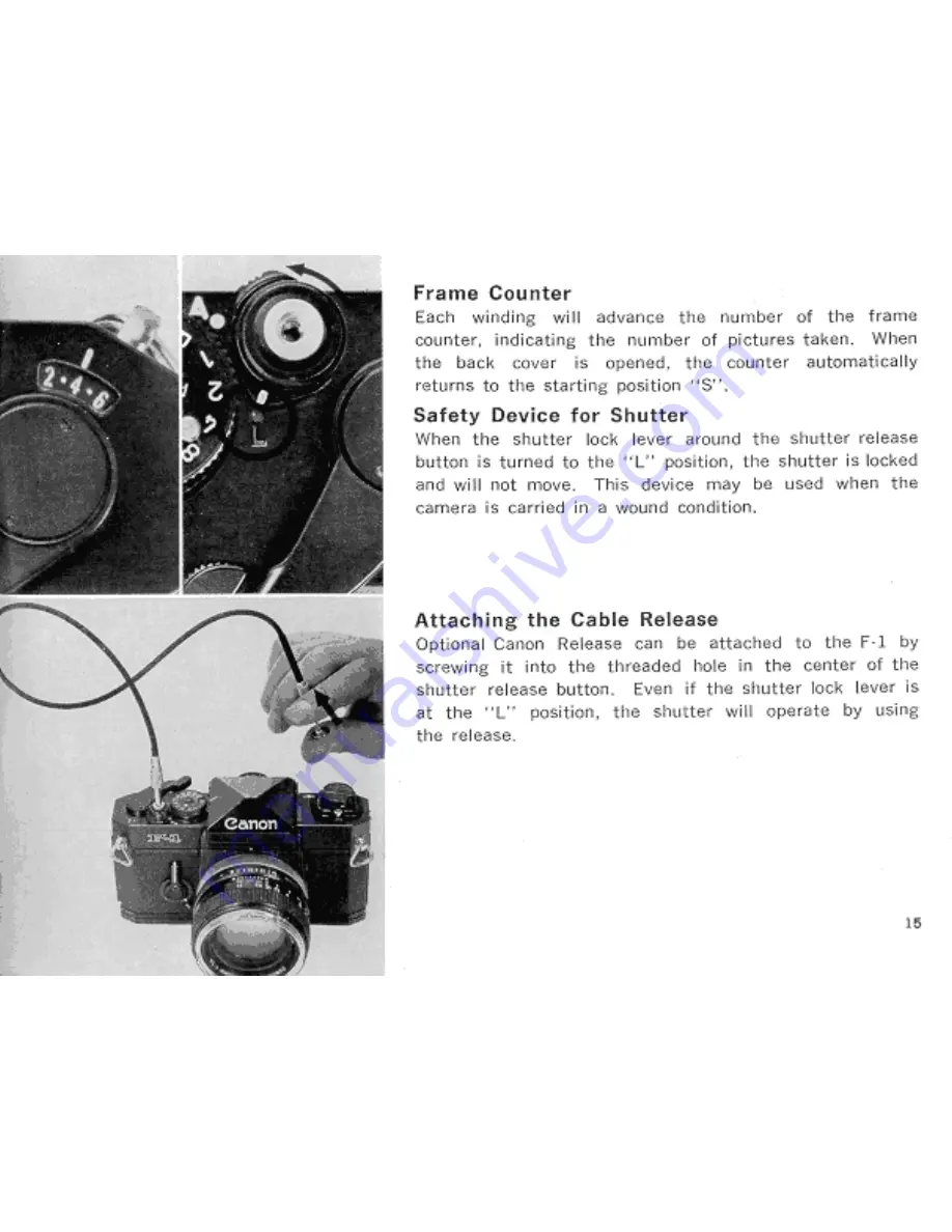 Canon F-1 Скачать руководство пользователя страница 13