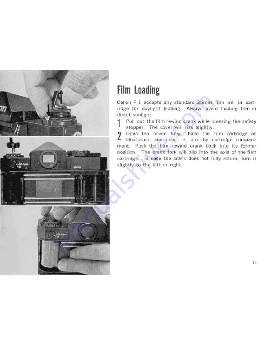 Canon F-1 Instructions Manual Download Page 29