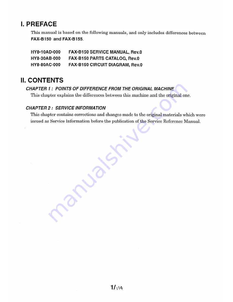 Canon FAX-B155 Скачать руководство пользователя страница 2