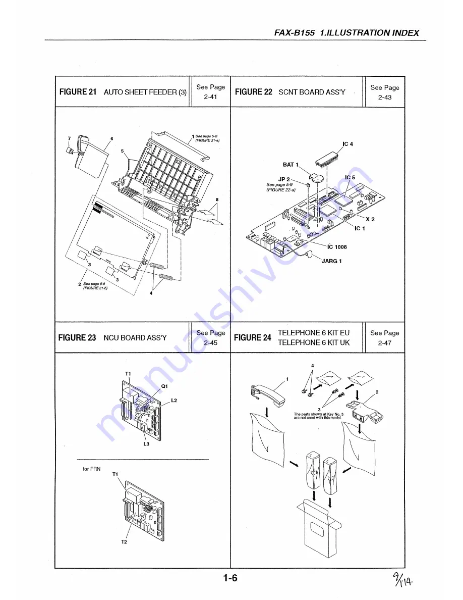 Canon FAX-B155 Service Reference Manual Download Page 10