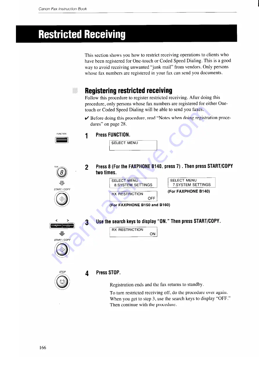 Canon FP B150 Instruction Book Download Page 183