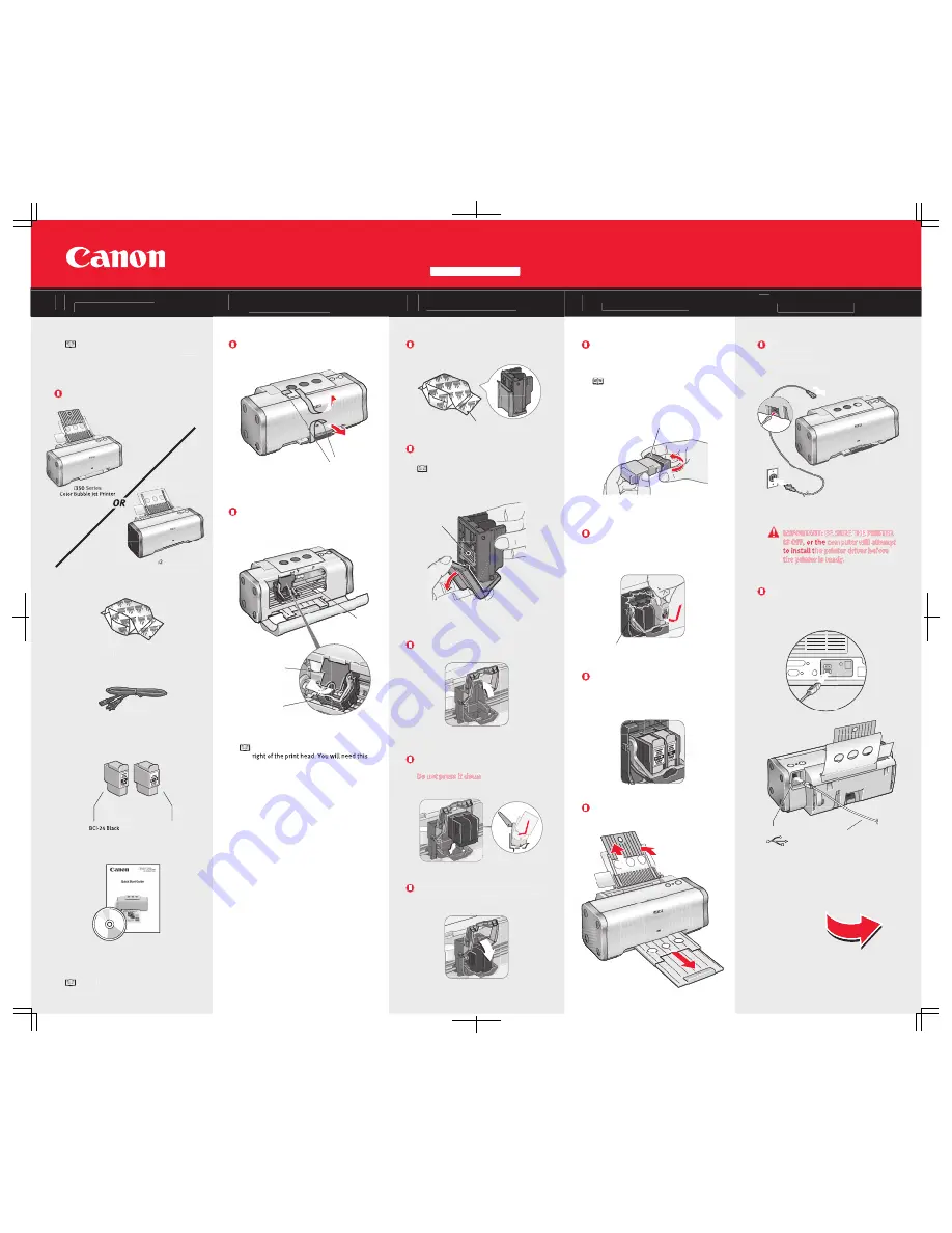 Canon i350 - Color Bubble Jet Printer Скачать руководство пользователя страница 1