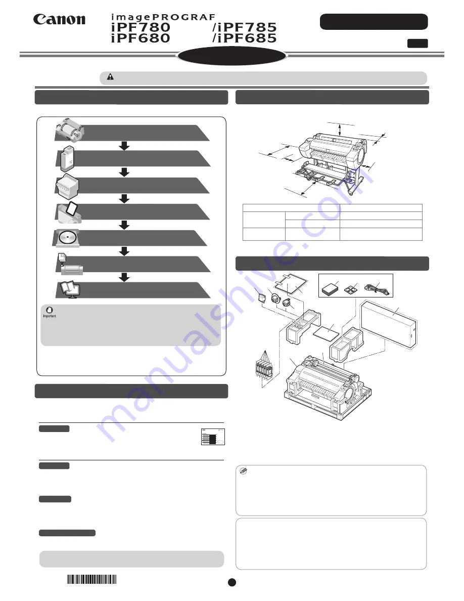 Canon image Prograf iPF780 Series Скачать руководство пользователя страница 1