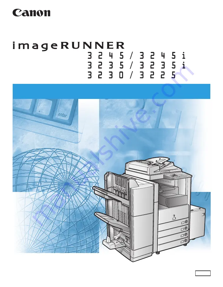 Canon image RUNNER 3245 Скачать руководство пользователя страница 1