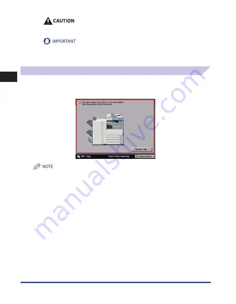 Canon image RUNNER 3245 Troubleshooting Manual Download Page 106