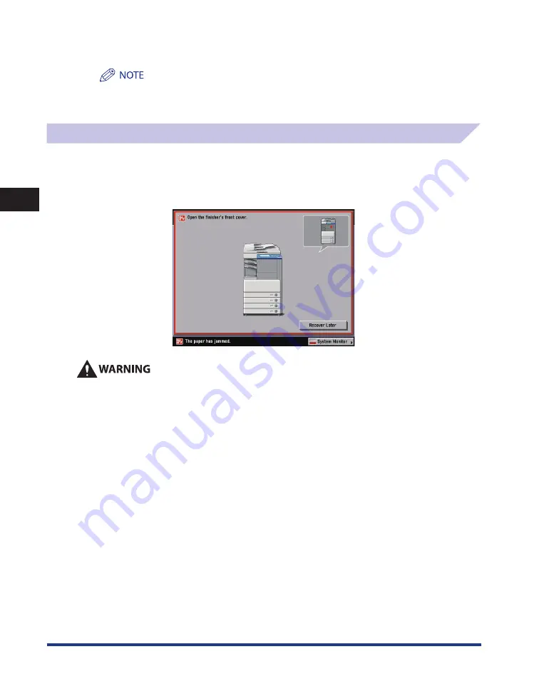 Canon image RUNNER 3245 Troubleshooting Manual Download Page 170