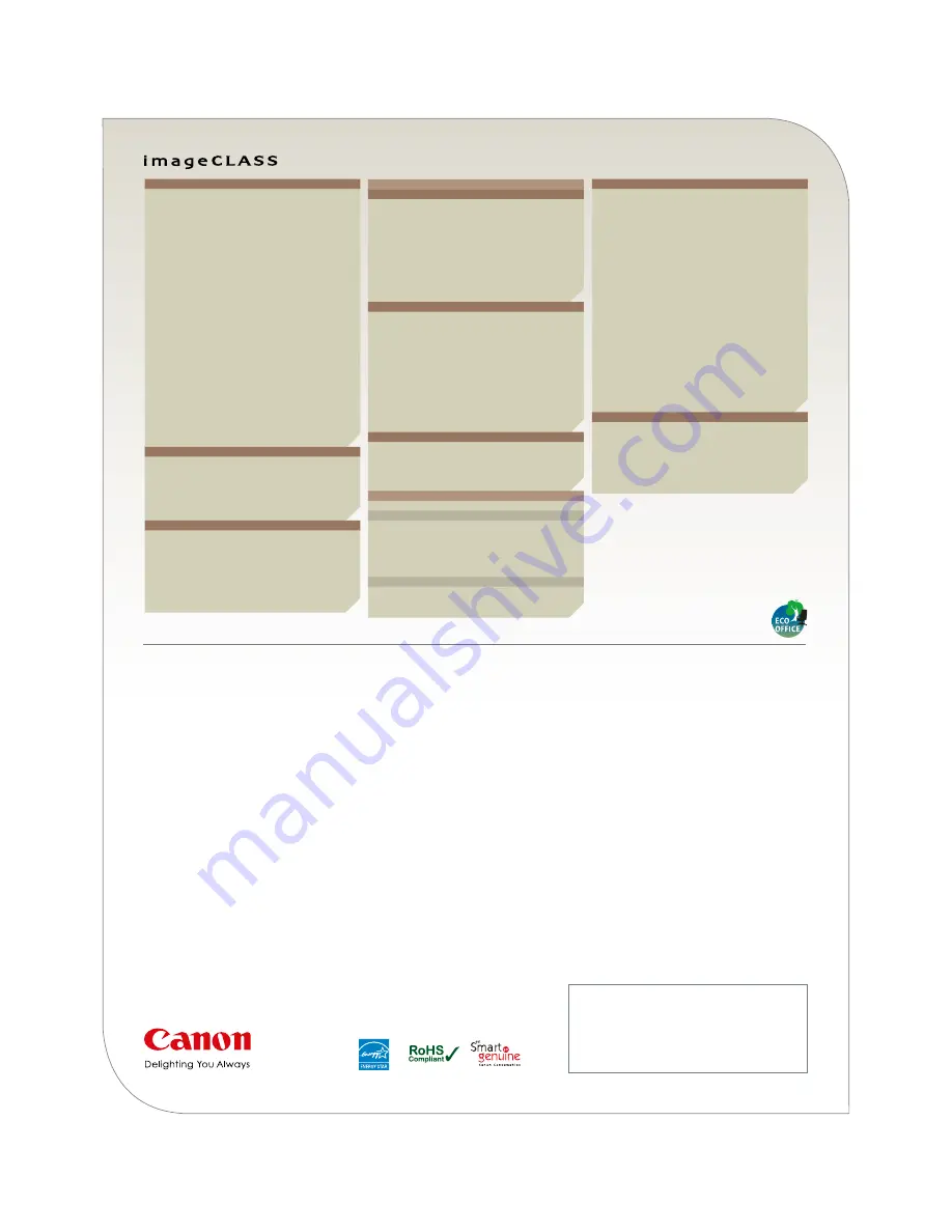 Canon imageCLASS D1150 Скачать руководство пользователя страница 8