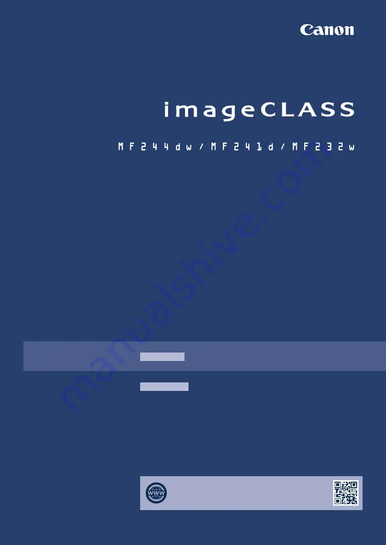 Canon imageclass MF244DW Getting Started Download Page 1