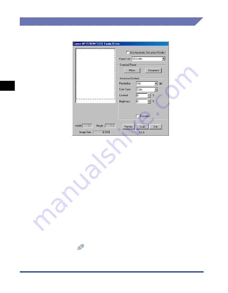 Canon imageCLASS MF5550 Software Manual Download Page 76