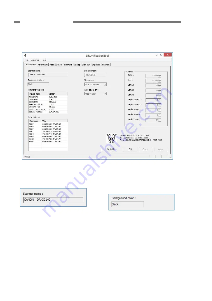 Canon imageFORMULA DR-G2140 Скачать руководство пользователя страница 146