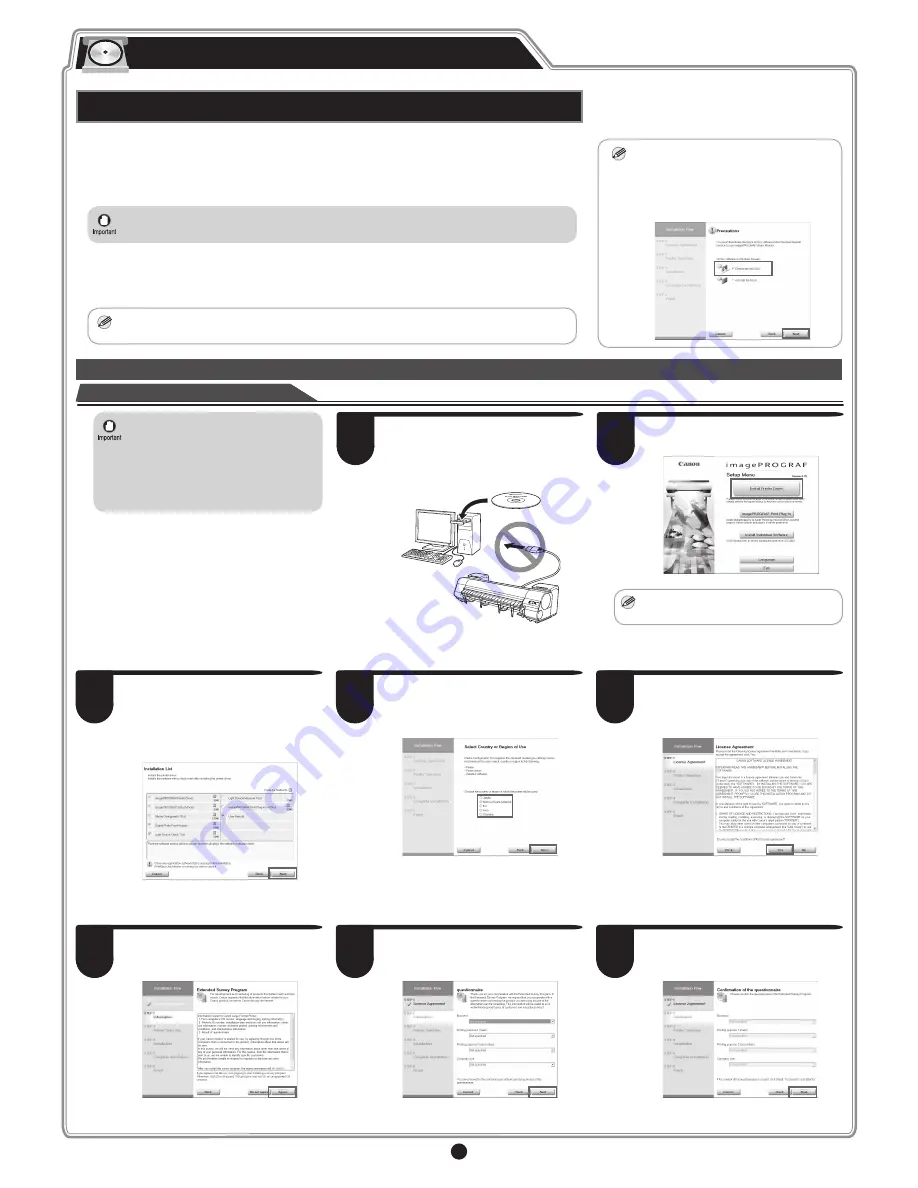 Canon imagePROGRAF iPF8400 Setup Manual Download Page 8