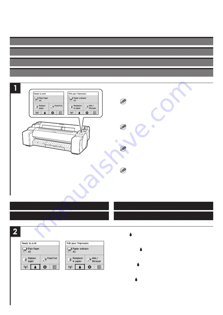 Canon imagePROGRAF TM-305 Quick Manual Download Page 12