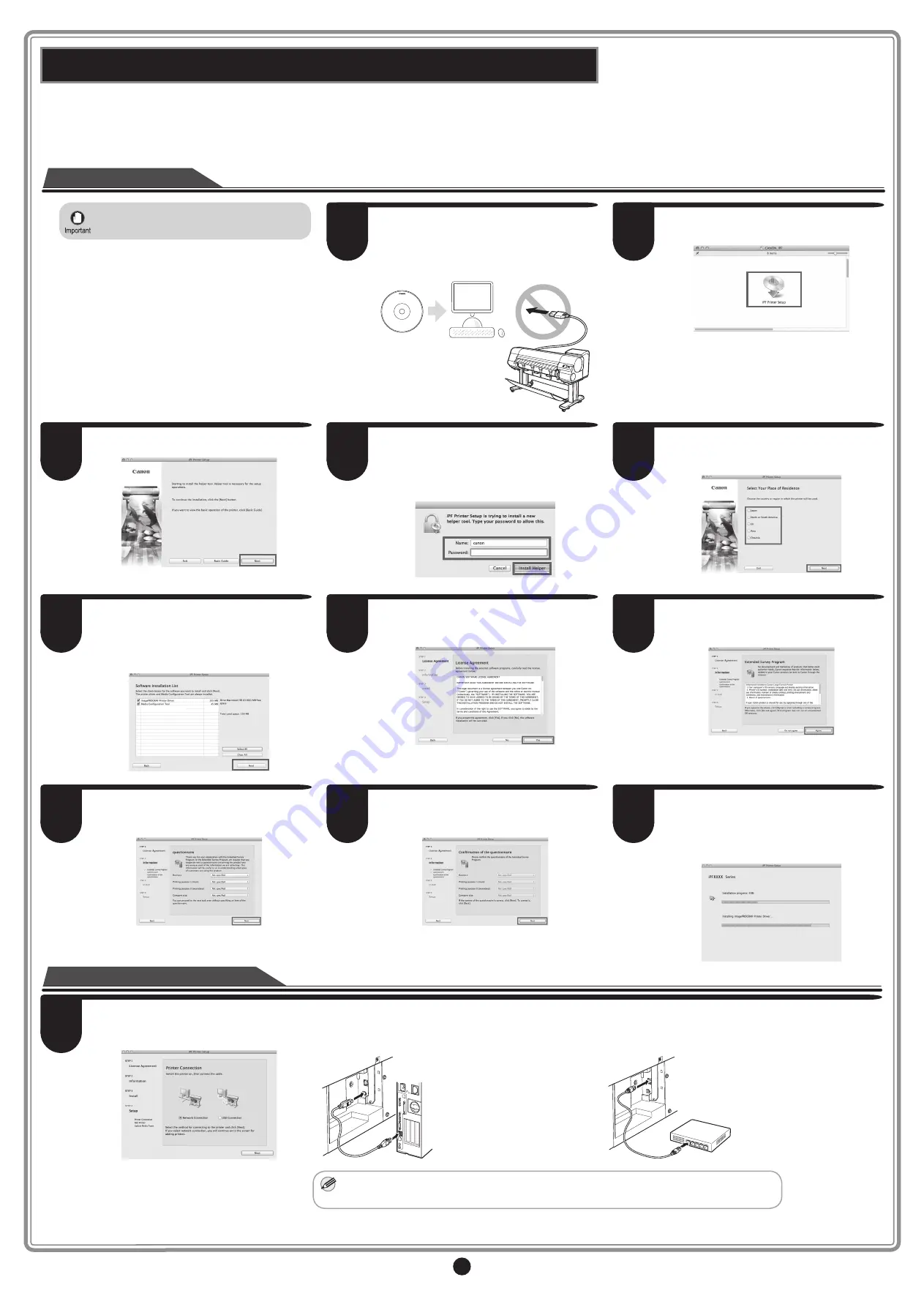 Canon imagePROGRAFi PF830 series Setup Manual Download Page 15