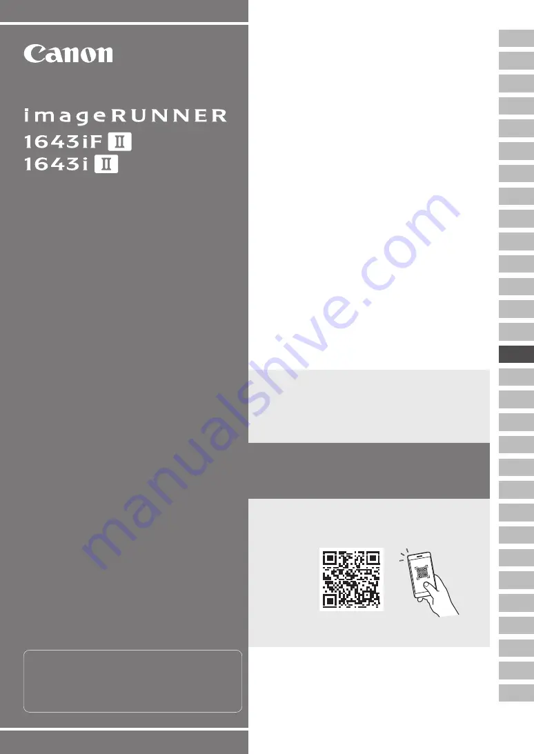 Canon imageRUNNER 1643iF II Setup Manual Download Page 57