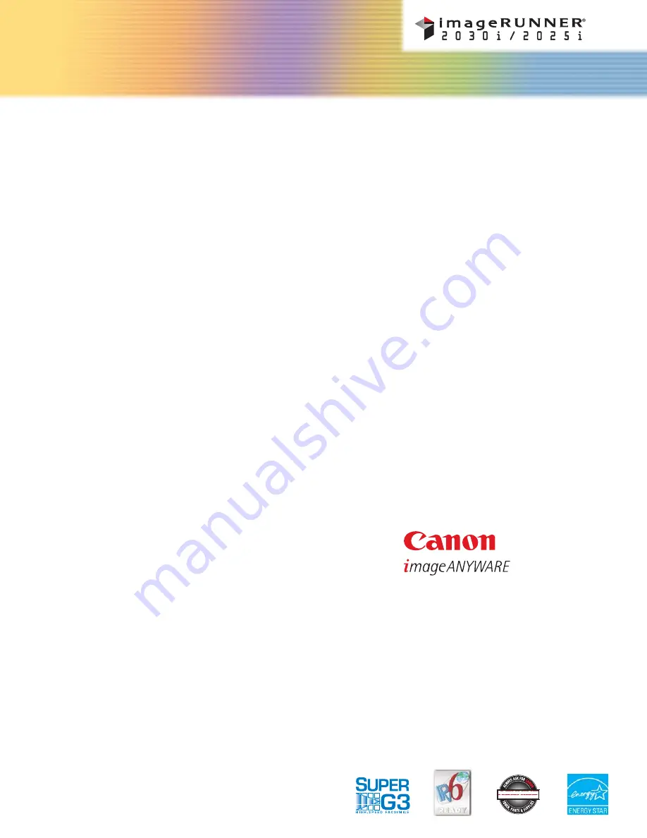 Canon ImageRunner 2030i Скачать руководство пользователя страница 4