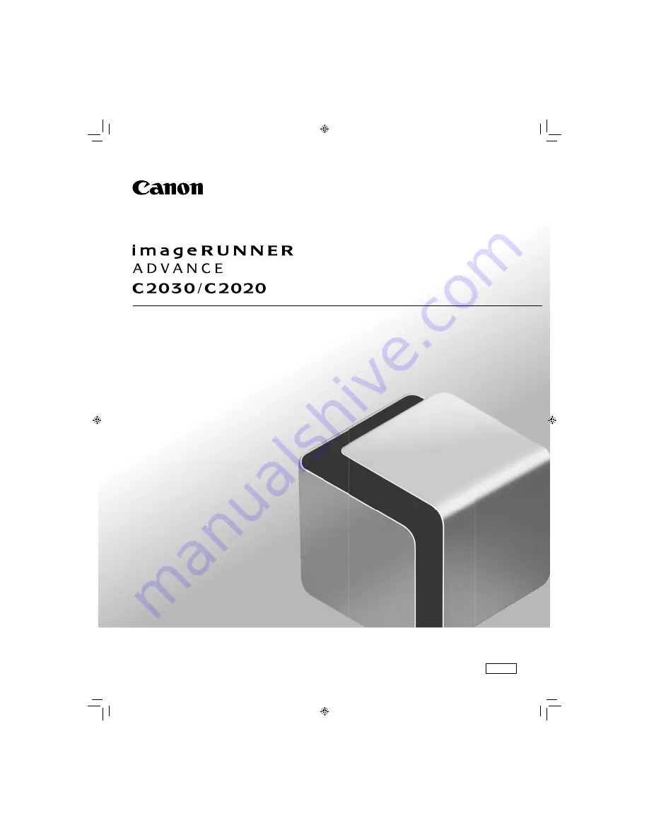 Canon imageRUNNER ADVANCE C2030 Operating Manual Download Page 1