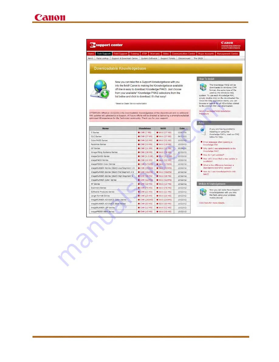 Canon imageRUNNER ADVANCE C2200 Series Service Manual Download Page 87