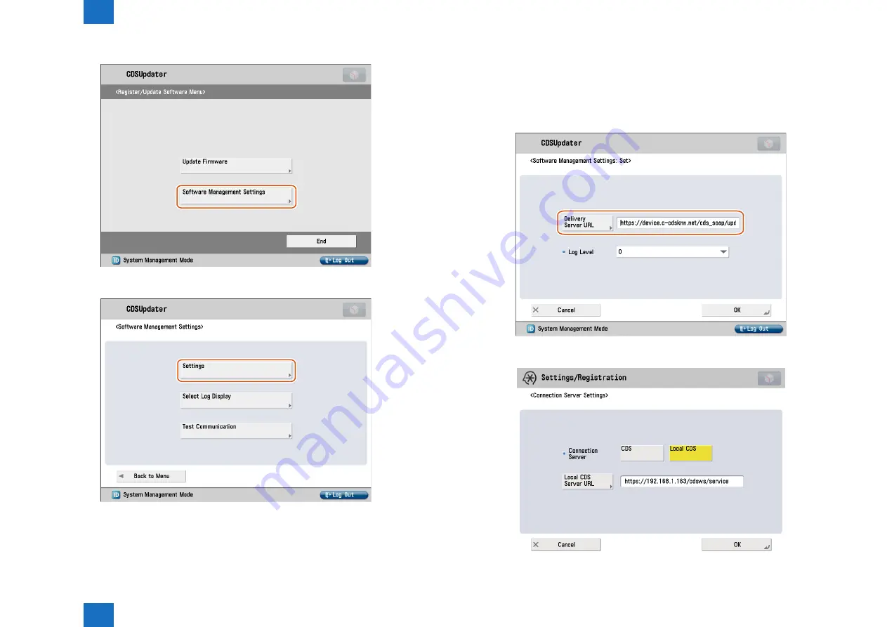 Canon imageRUNNER ADVANCE C5255 Service Manual Download Page 266