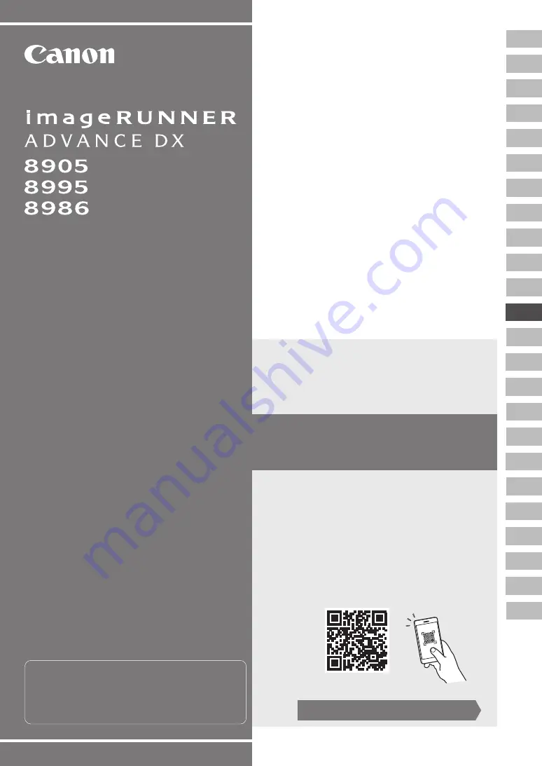 Canon imageRUNNER ADVANCE DX 8995i Setup Manual Download Page 67