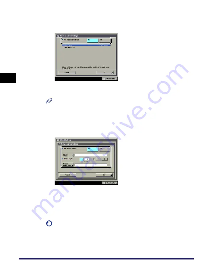 Canon ImageRunner C2550 Network Manual Download Page 62