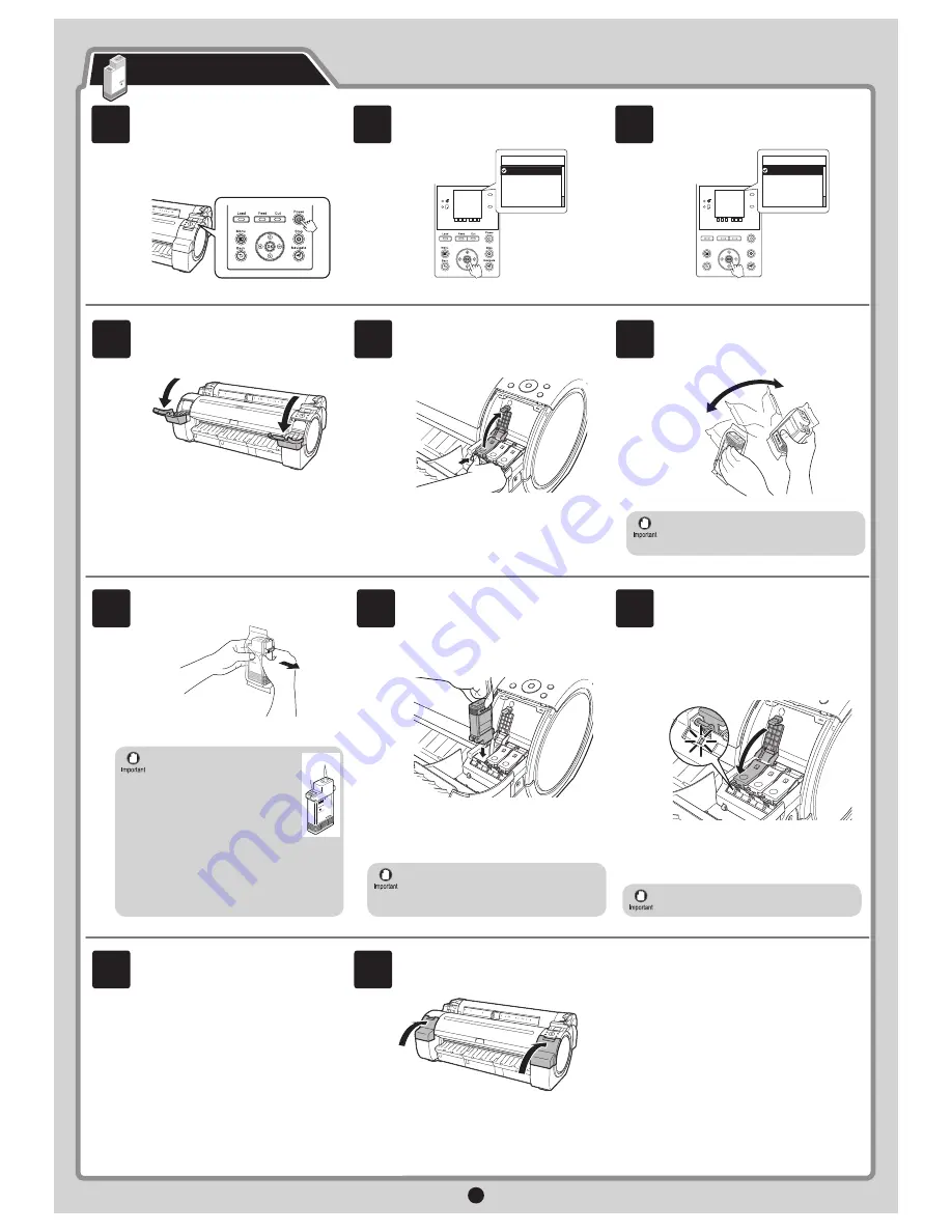 Canon iPF650 - imagePROGRAF Color Inkjet Printer Install Manual Download Page 3