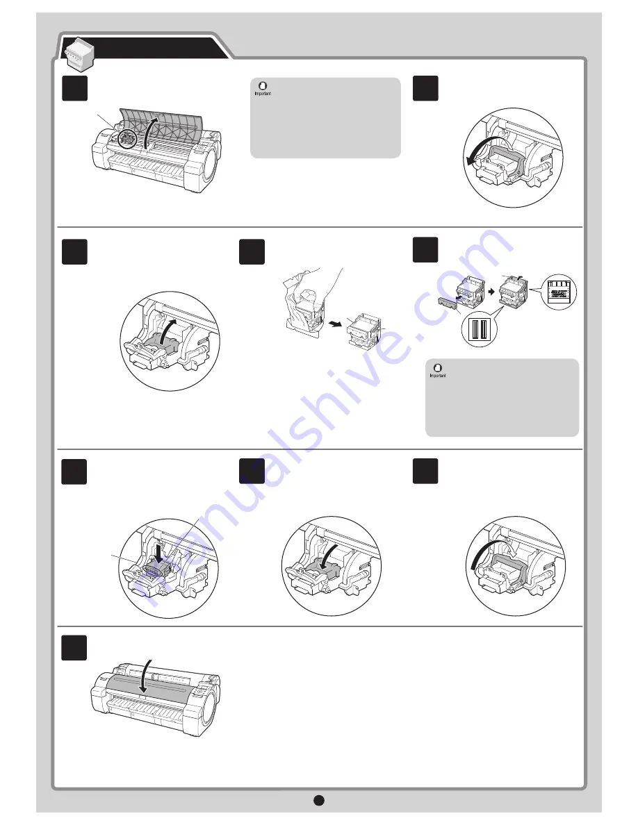 Canon iPF650 - imagePROGRAF Color Inkjet Printer Install Manual Download Page 4