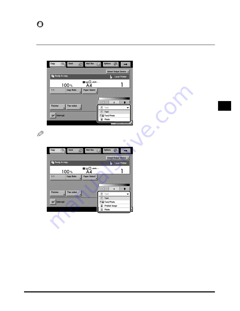 Canon IR3320i Copying Manual Download Page 45