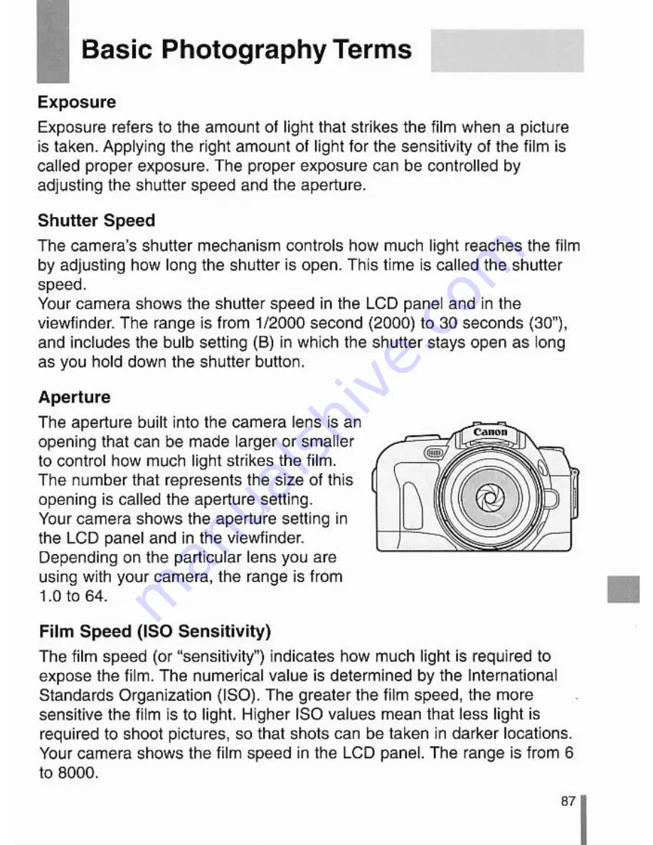 Canon IX Lite - EOS IX Lite APS SLR Camera Скачать руководство пользователя страница 87