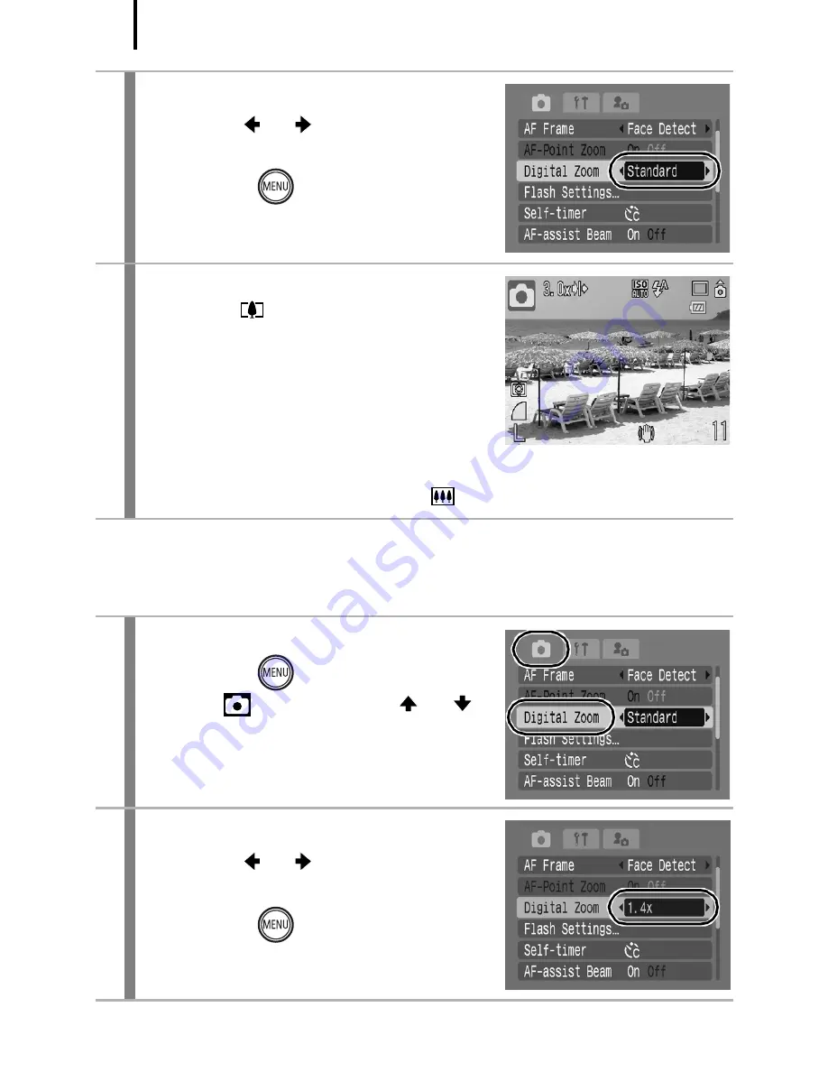 Canon IXUS 85 IS Скачать руководство пользователя страница 62