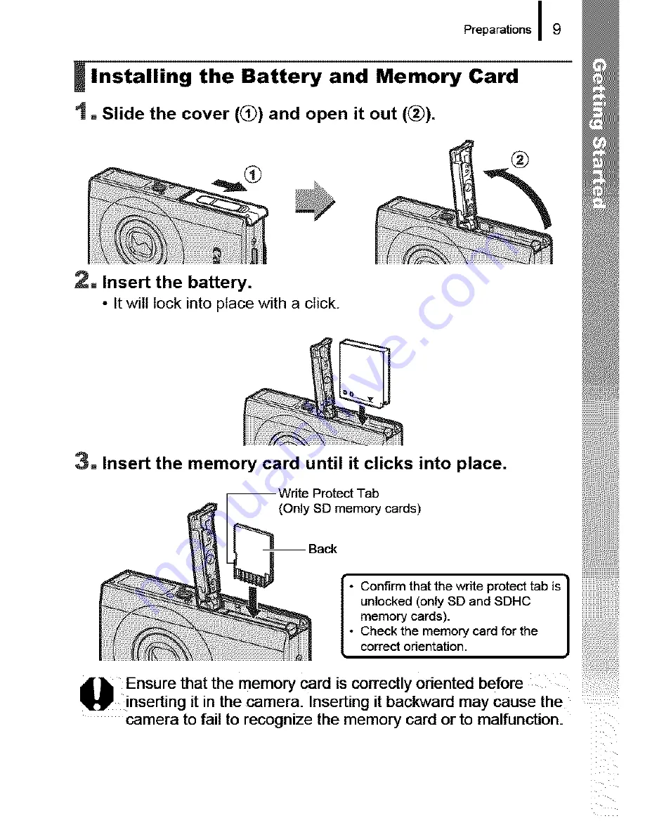 Canon IXUS90IS User Manual Download Page 11