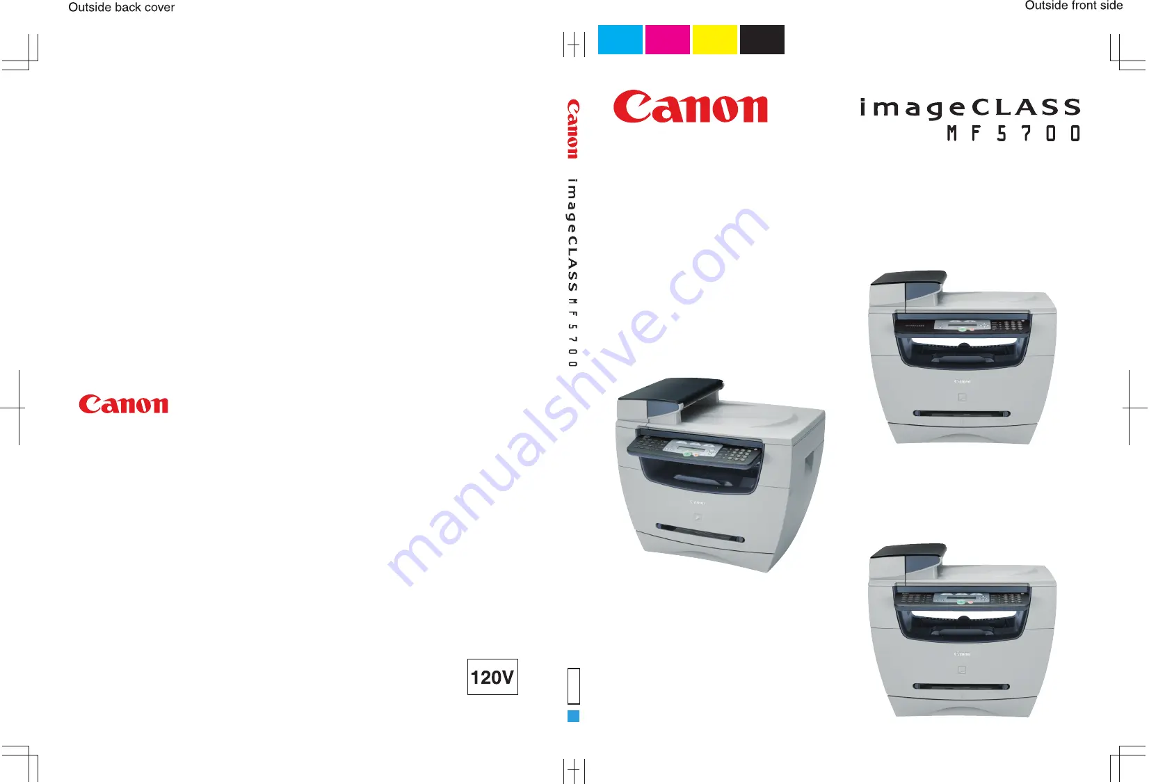 Canon LASERBASE MF5700 Series Скачать руководство пользователя страница 1