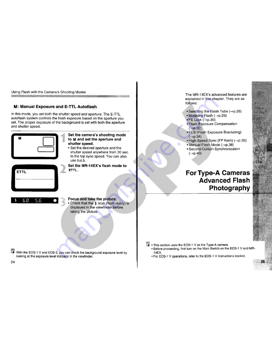 Canon Macro Ring Lite MR-14EX Manual Download Page 13