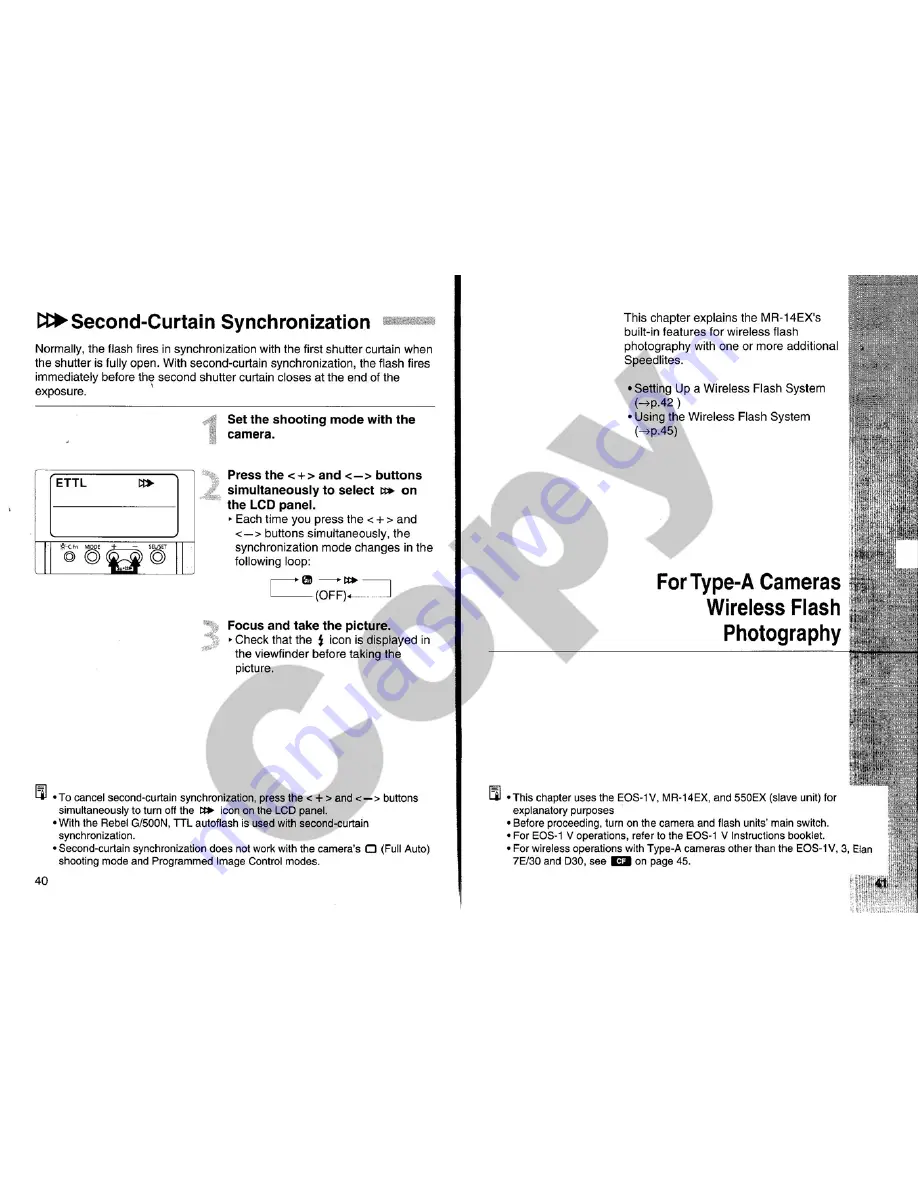 Canon Macro Ring Lite MR-14EX Скачать руководство пользователя страница 21