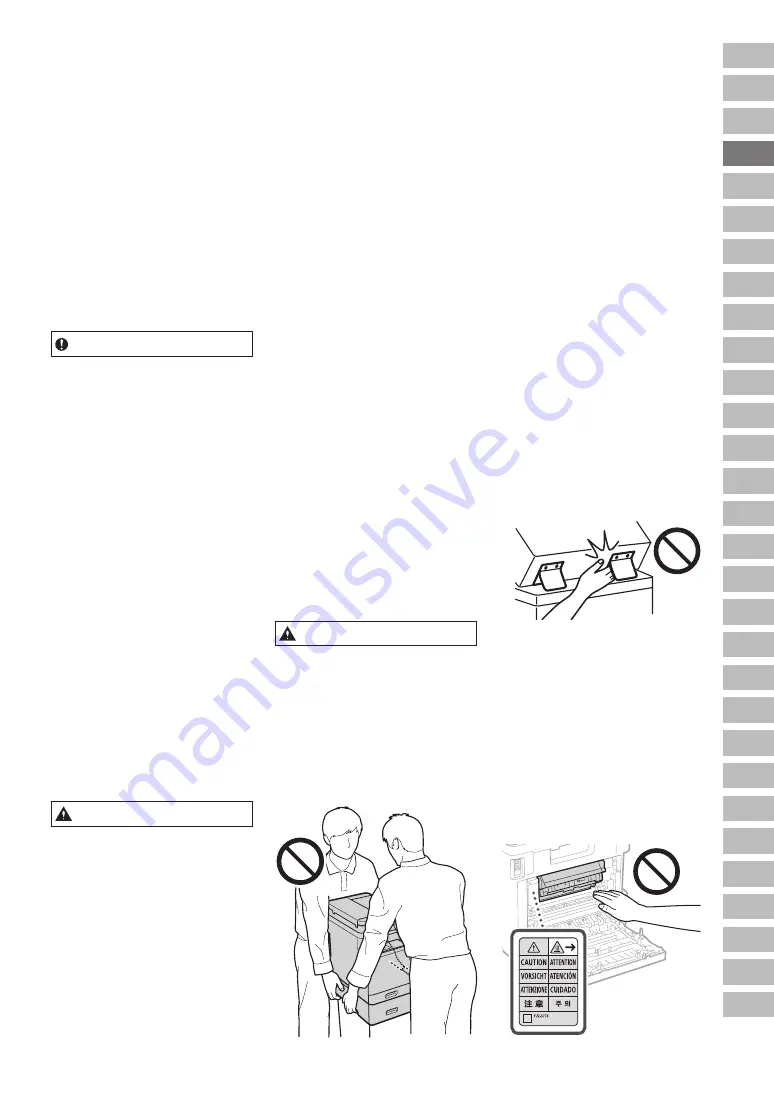 Canon MF754Cdw Important Safety Instructions Manual Download Page 17