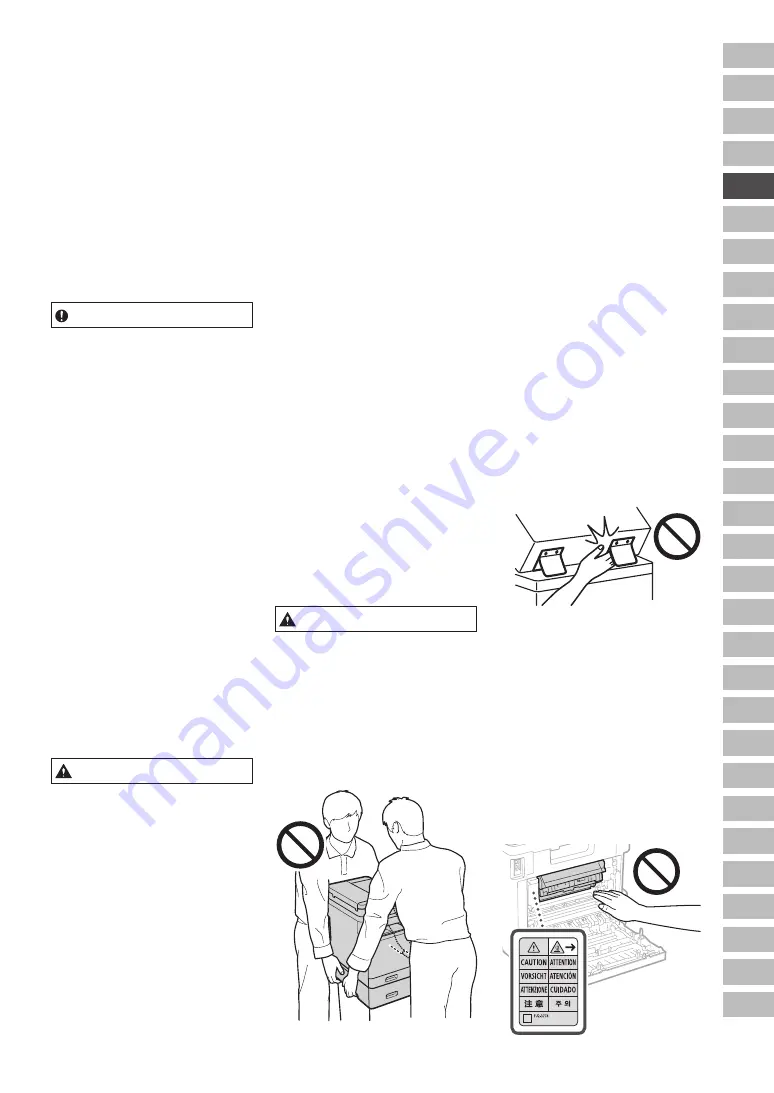 Canon MF754Cdw Important Safety Instructions Manual Download Page 21