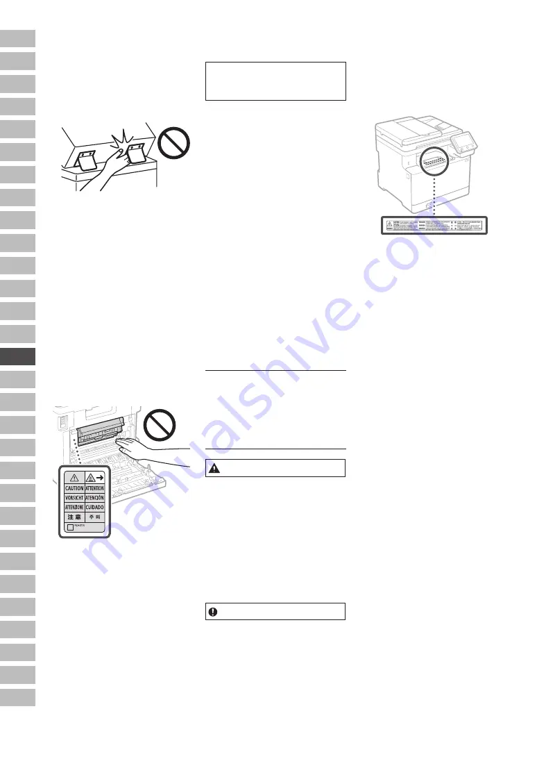 Canon MF754Cdw Important Safety Instructions Manual Download Page 62