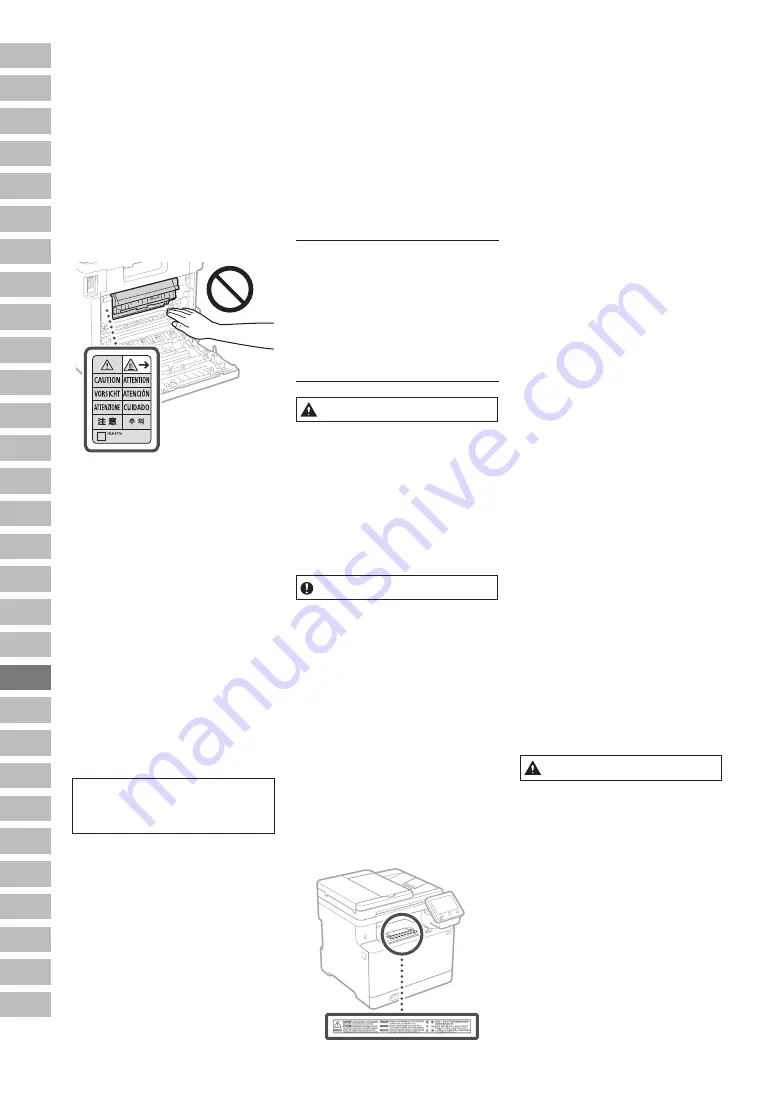 Canon MF754Cdw Important Safety Instructions Manual Download Page 82