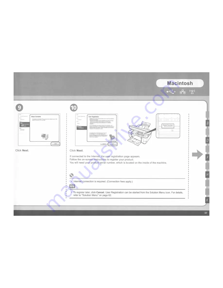 Canon MP980 series Quick Start Manual Download Page 39