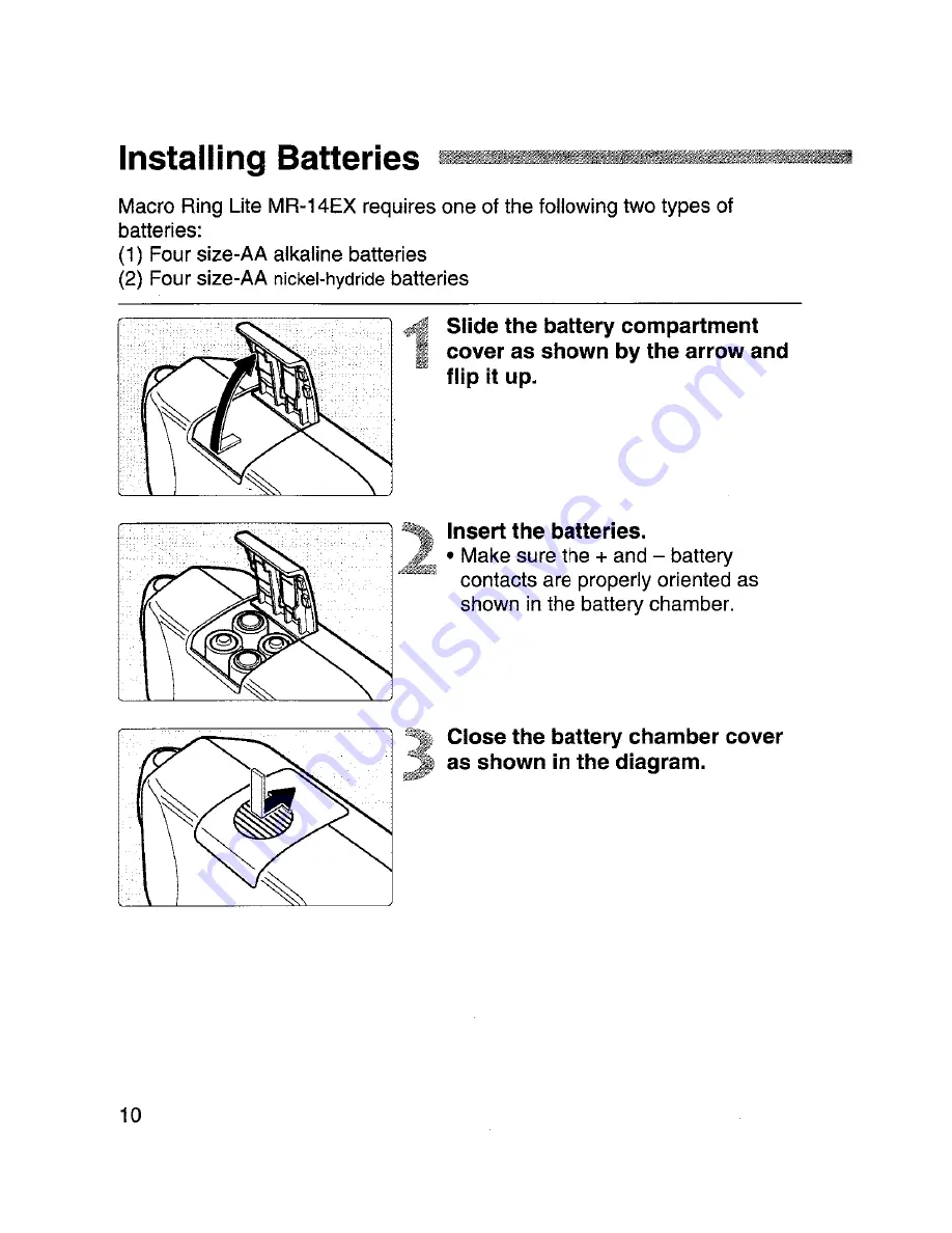 Canon MR-14EXl Instructions Manual Download Page 10